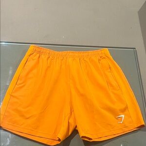 Gymshark Vibrant Orange Athletic Shorts